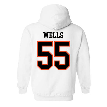 Oregon State - NCAA Football : Van Wells - Classic Shersey Hooded Sweatshirt-1