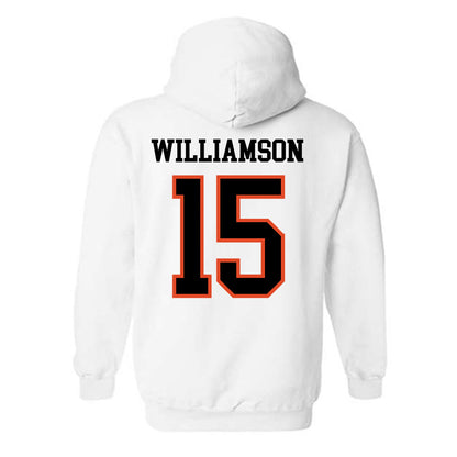 Oregon State - NCAA Women's Basketball : Lizzy Williamson - Classic Shersey Hooded Sweatshirt-1