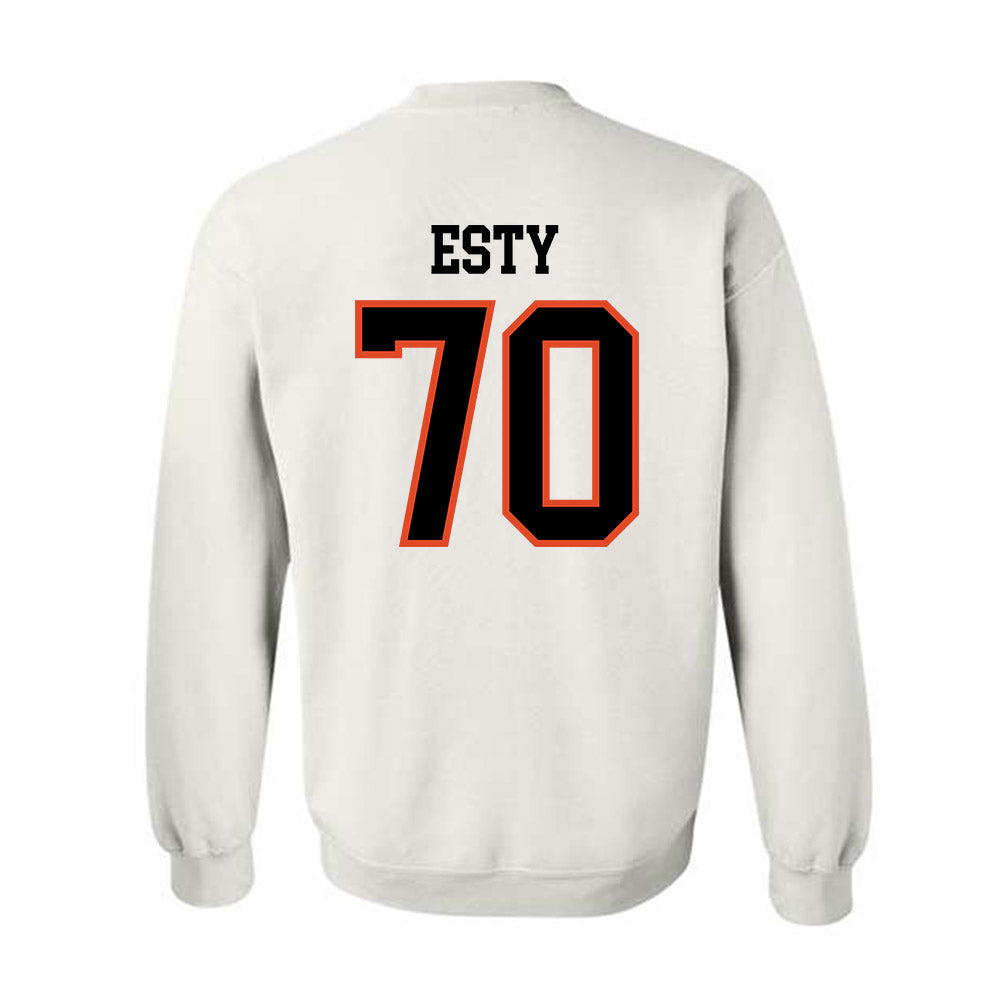 Oregon State - NCAA Football : Zander Esty - Classic Shersey Crewneck Sweatshirt-1