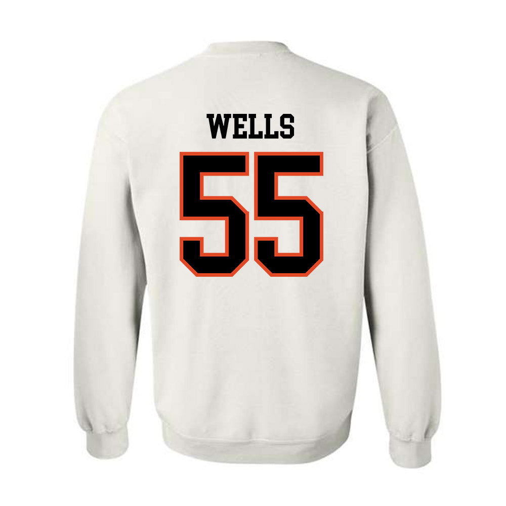 Oregon State - NCAA Football : Van Wells - Classic Shersey Crewneck Sweatshirt-1
