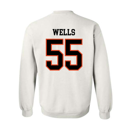 Oregon State - NCAA Football : Van Wells - Classic Shersey Crewneck Sweatshirt-1