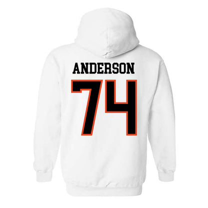 Oregon State - NCAA Football : Jacob Anderson - Classic Shersey Hooded Sweatshirt-1