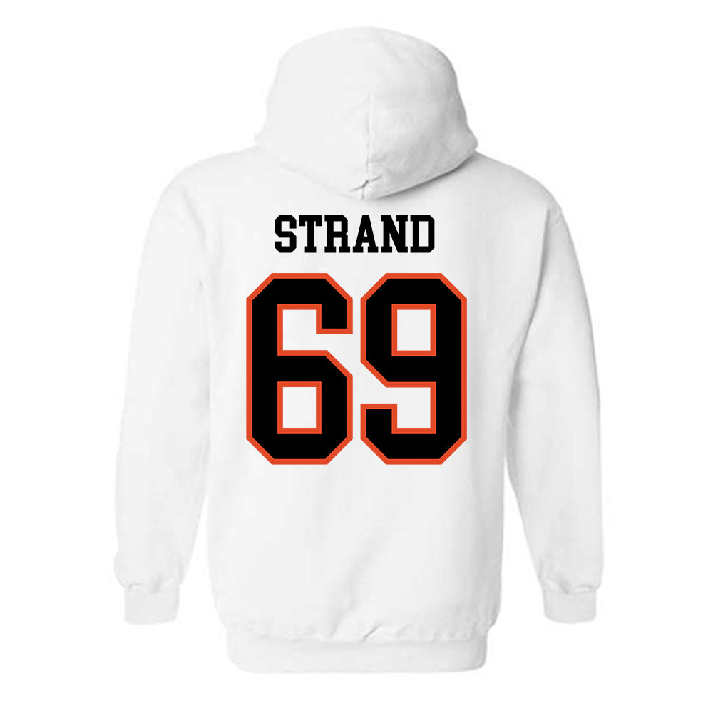 Oregon State - NCAA Football : Jacob Strand - Classic Shersey Hooded Sweatshirt-1