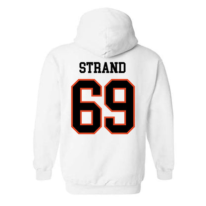 Oregon State - NCAA Football : Jacob Strand - Classic Shersey Hooded Sweatshirt-1