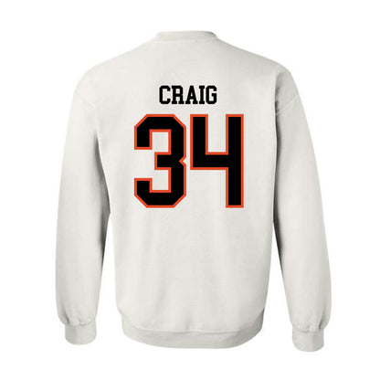 Oregon State - NCAA Football : Sean Craig - Classic Shersey Crewneck Sweatshirt-1