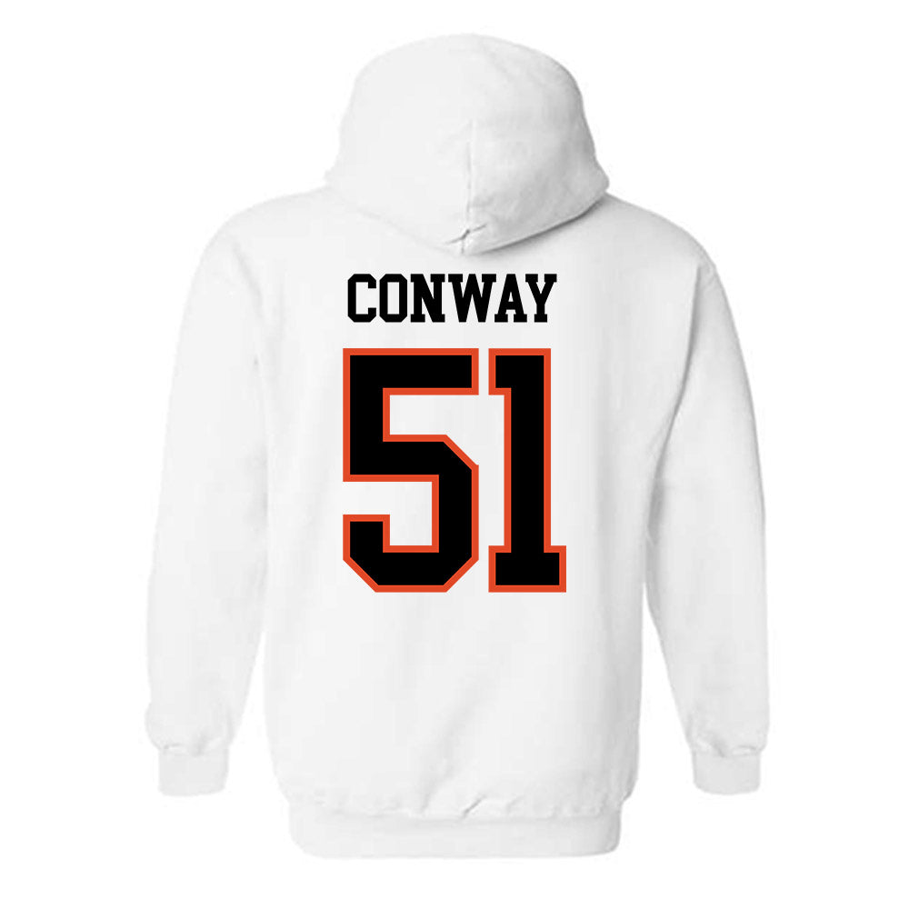 Oregon State - NCAA Football : Maddox Conway - Classic Shersey Hooded Sweatshirt-1