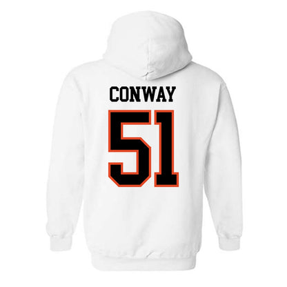 Oregon State - NCAA Football : Maddox Conway - Classic Shersey Hooded Sweatshirt-1