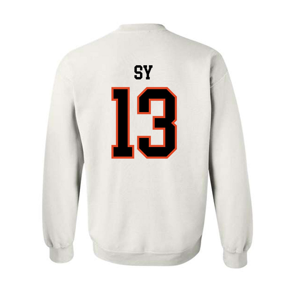 Oregon State - NCAA Men's Basketball : Isaiah Sy - Classic Shersey Crewneck Sweatshirt-1