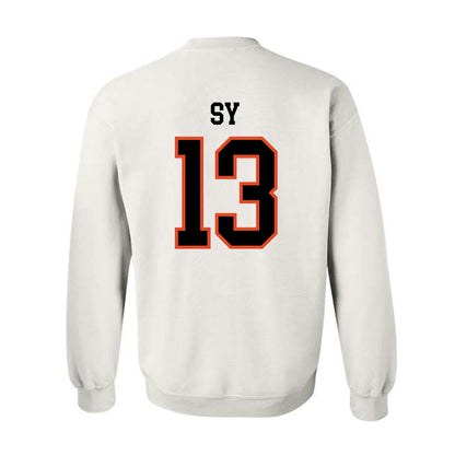 Oregon State - NCAA Men's Basketball : Isaiah Sy - Classic Shersey Crewneck Sweatshirt-1