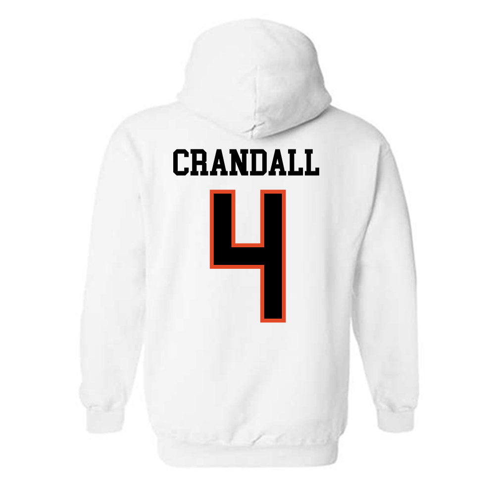 Oregon State - NCAA Football : TJ Crandall - Classic Shersey Hooded Sweatshirt-1