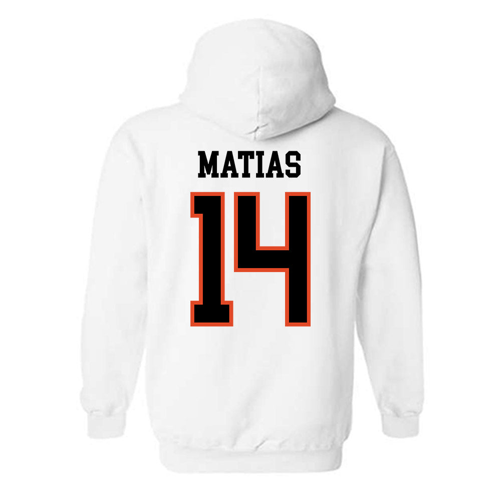 Oregon State - NCAA Women's Volleyball : Jackie Matias - Classic Shersey Hooded Sweatshirt-1
