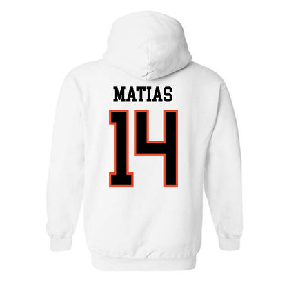Oregon State - NCAA Women's Volleyball : Jackie Matias - Classic Shersey Hooded Sweatshirt-1