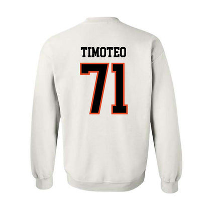Oregon State - NCAA Football : Josiah Timoteo - Classic Shersey Crewneck Sweatshirt-1