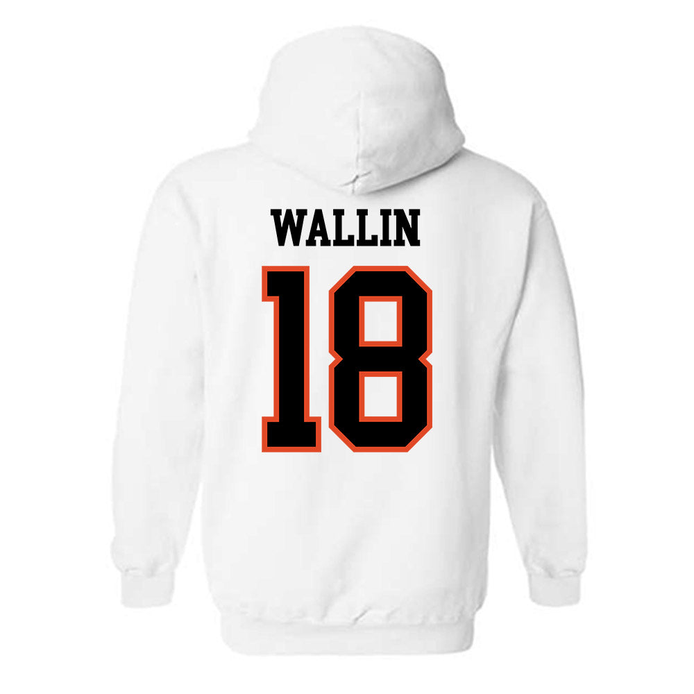 Oregon State - NCAA Football : Kai Wallin - Classic Shersey Hooded Sweatshirt-1