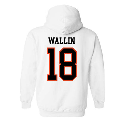 Oregon State - NCAA Football : Kai Wallin - Classic Shersey Hooded Sweatshirt-1