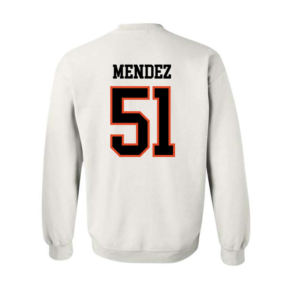 Oregon State - NCAA Baseball : Connor Mendez - Classic Shersey Crewneck Sweatshirt-1