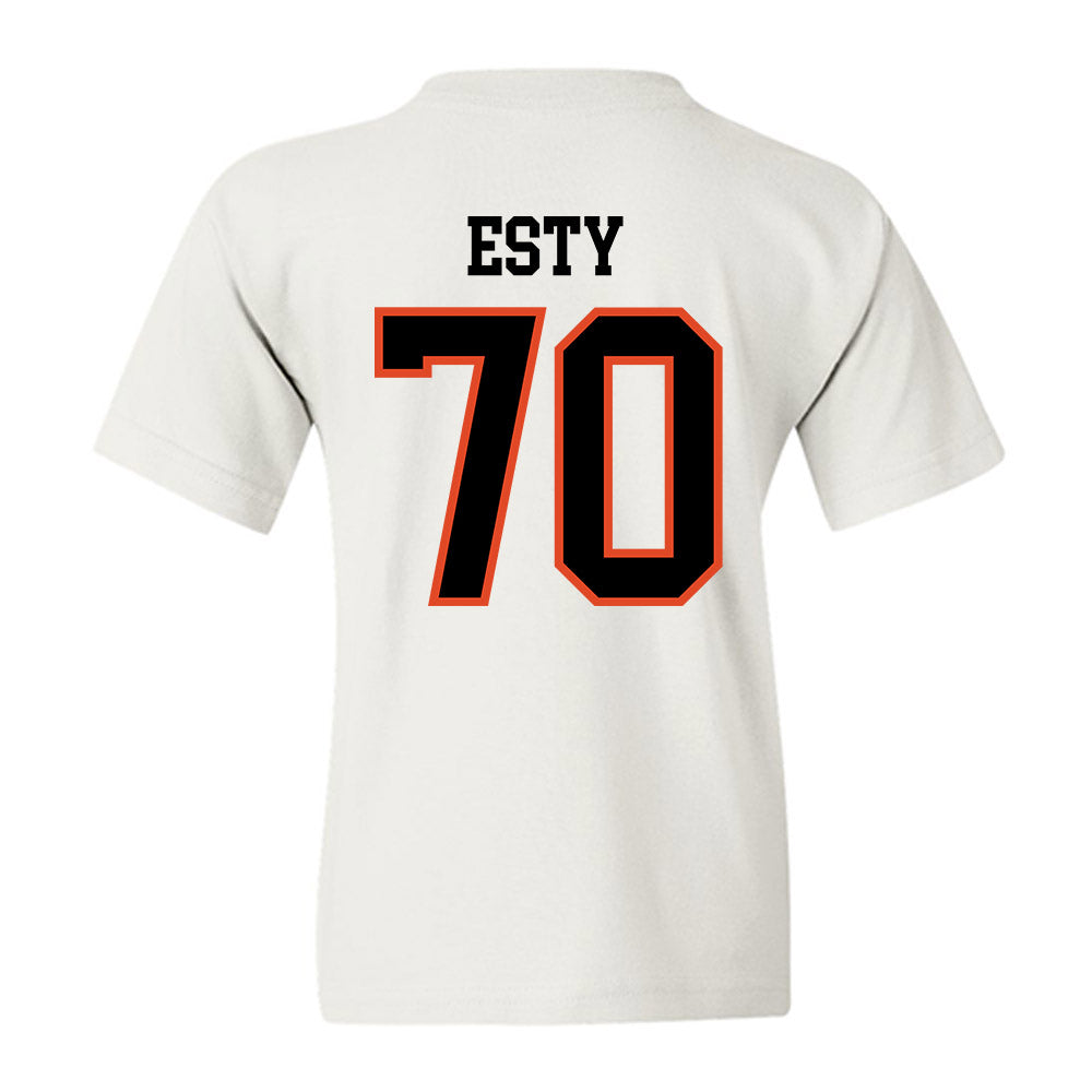 Oregon State - NCAA Football : Zander Esty - Classic Shersey Youth T-Shirt-1
