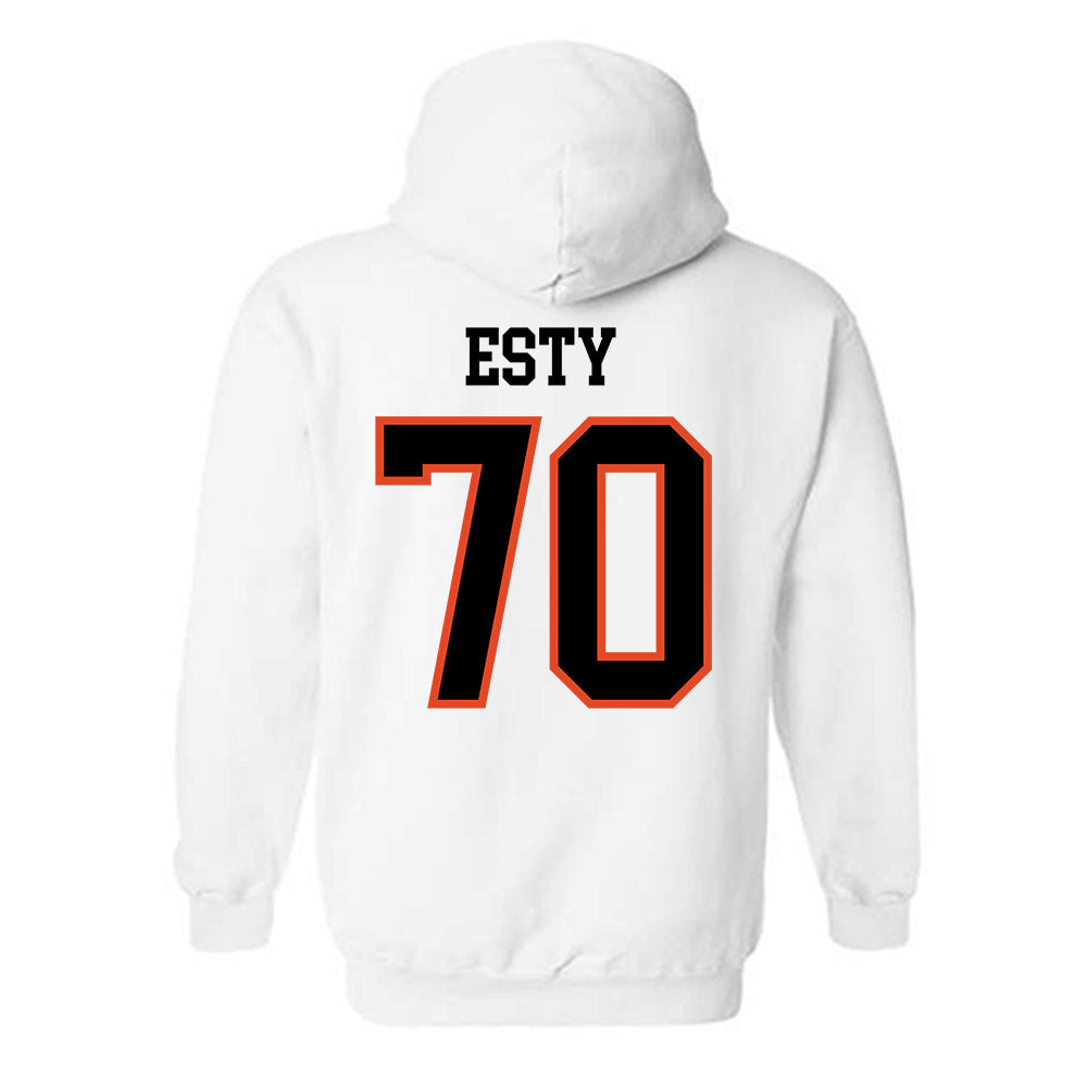 Oregon State - NCAA Football : Zander Esty - Classic Shersey Hooded Sweatshirt-1