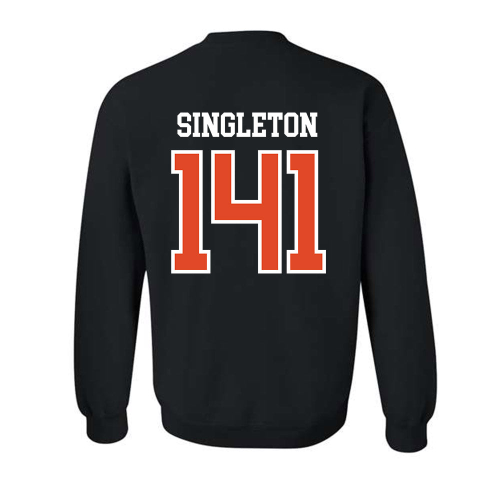 Oregon State - NCAA Wrestling : Nash Singleton - Classic Shersey Crewneck Sweatshirt-1