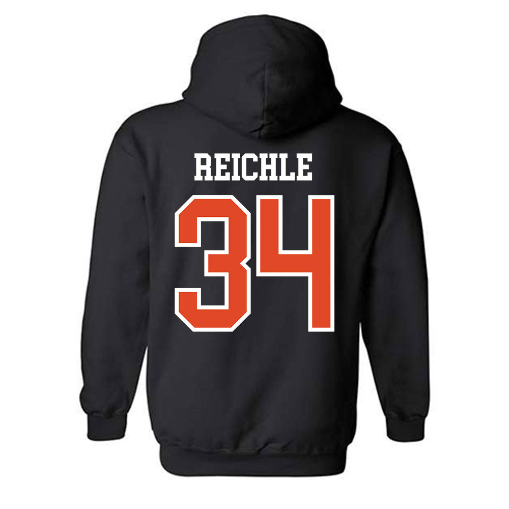 Oregon State - NCAA Football : Jake Reichle - Classic Shersey Hooded Sweatshirt-1