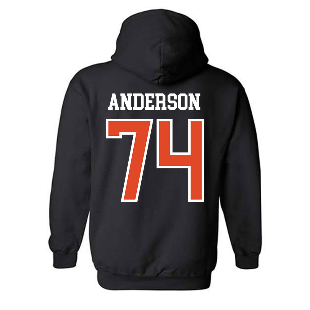 Oregon State - NCAA Football : Jacob Anderson - Classic Shersey Hooded Sweatshirt-1