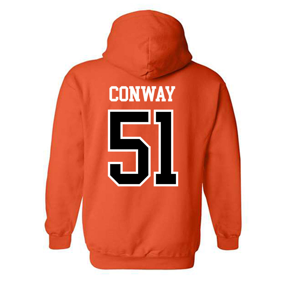 Oregon State - NCAA Football : Maddox Conway - Classic Shersey Hooded Sweatshirt-1