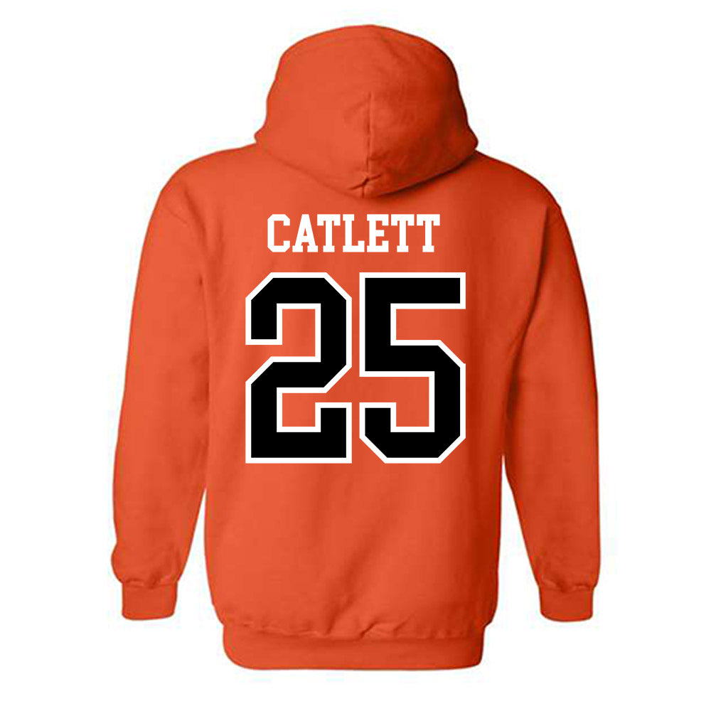 Oregon State - NCAA Men's Soccer : Sava Catlett - Classic Shersey Hooded Sweatshirt-1