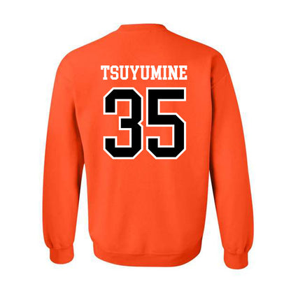 Oregon State - NCAA Football : Tetsuta Tsuyumine - Classic Shersey Crewneck Sweatshirt-1