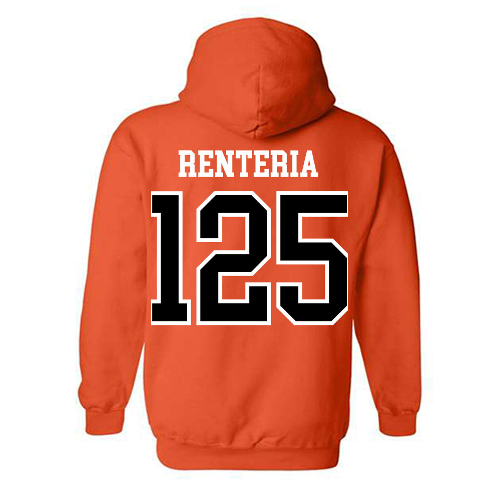 Oregon State - NCAA Wrestling : Maximo Renteria - Classic Shersey Hooded Sweatshirt-1