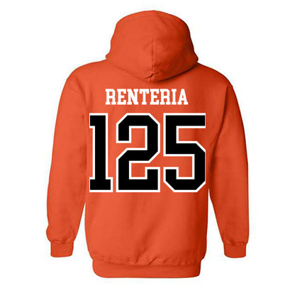Oregon State - NCAA Wrestling : Maximo Renteria - Classic Shersey Hooded Sweatshirt-1