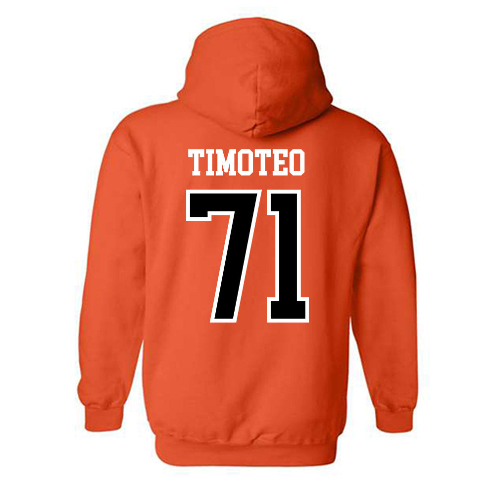 Oregon State - NCAA Football : Josiah Timoteo - Classic Shersey Hooded Sweatshirt-1