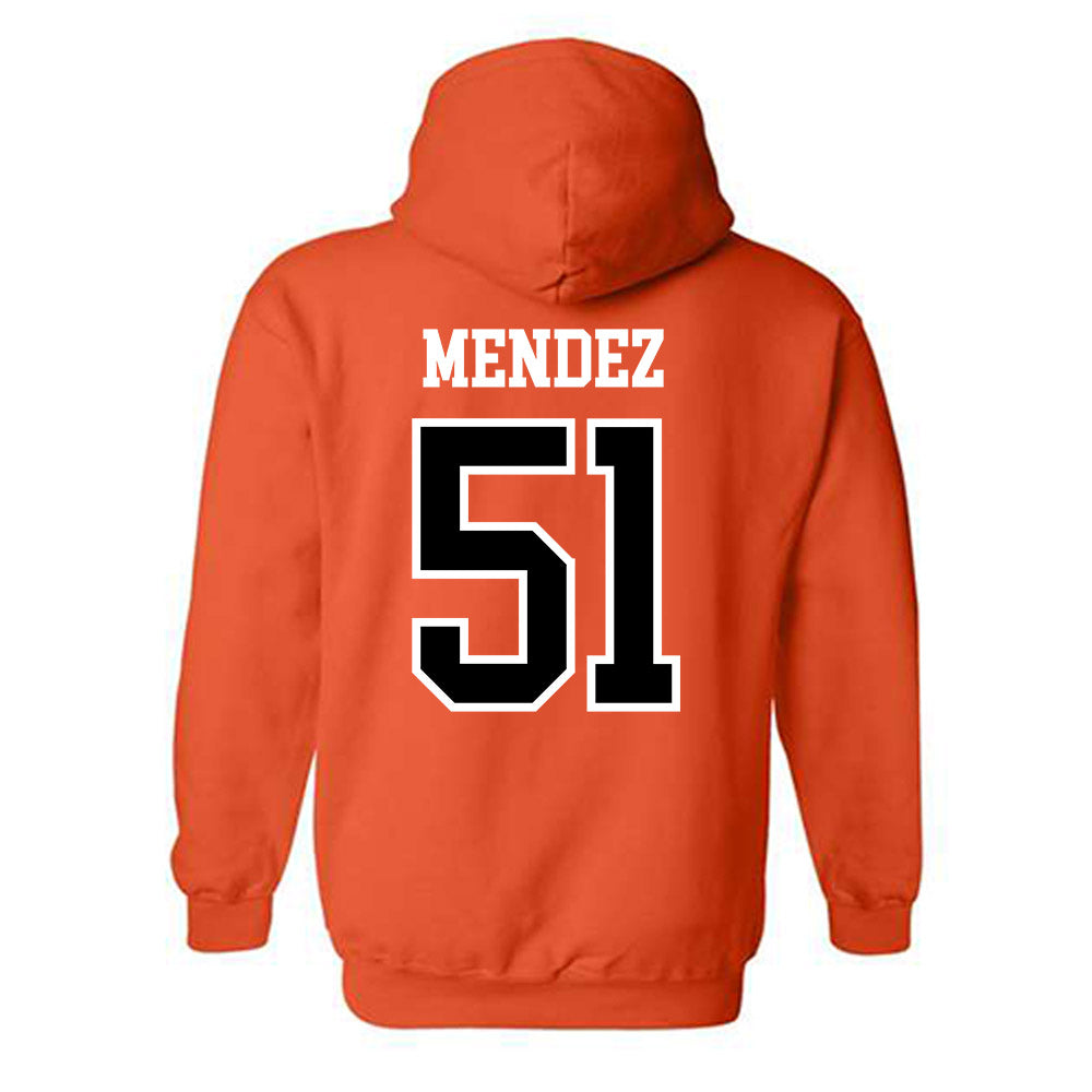 Oregon State - NCAA Baseball : Connor Mendez - Classic Shersey Hooded Sweatshirt-1