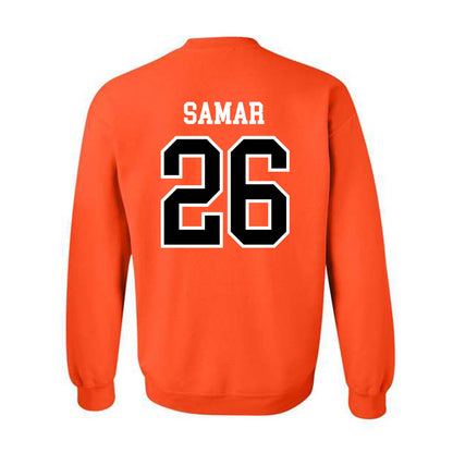Oregon State - NCAA Men's Basketball : Matija Samar - Classic Shersey Crewneck Sweatshirt-1