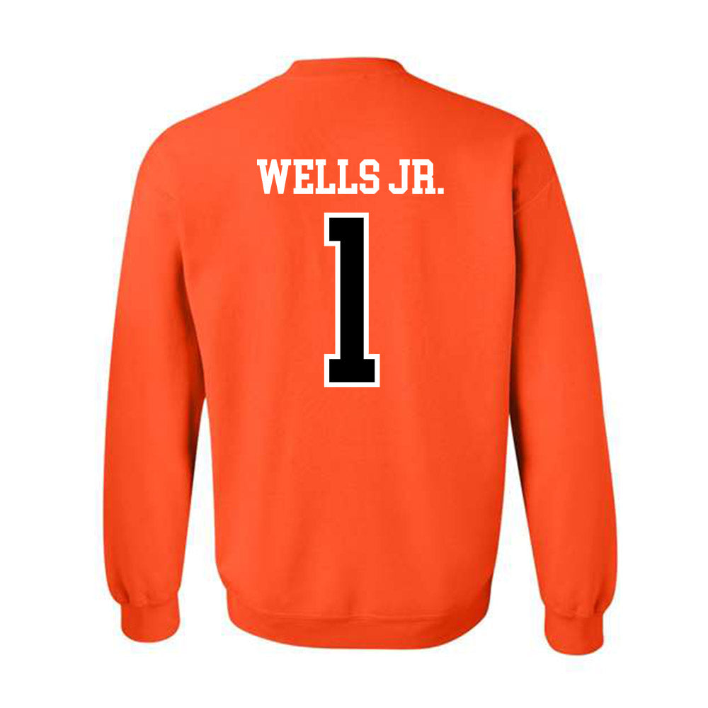 Oregon State - NCAA Football : David Wells Jr. - Classic Shersey Crewneck Sweatshirt-1