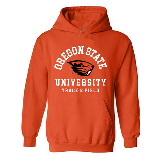 Oregon State - NCAA Men's Track & Field : Mia Kemp - Classic Shersey Hooded Sweatshirt-0