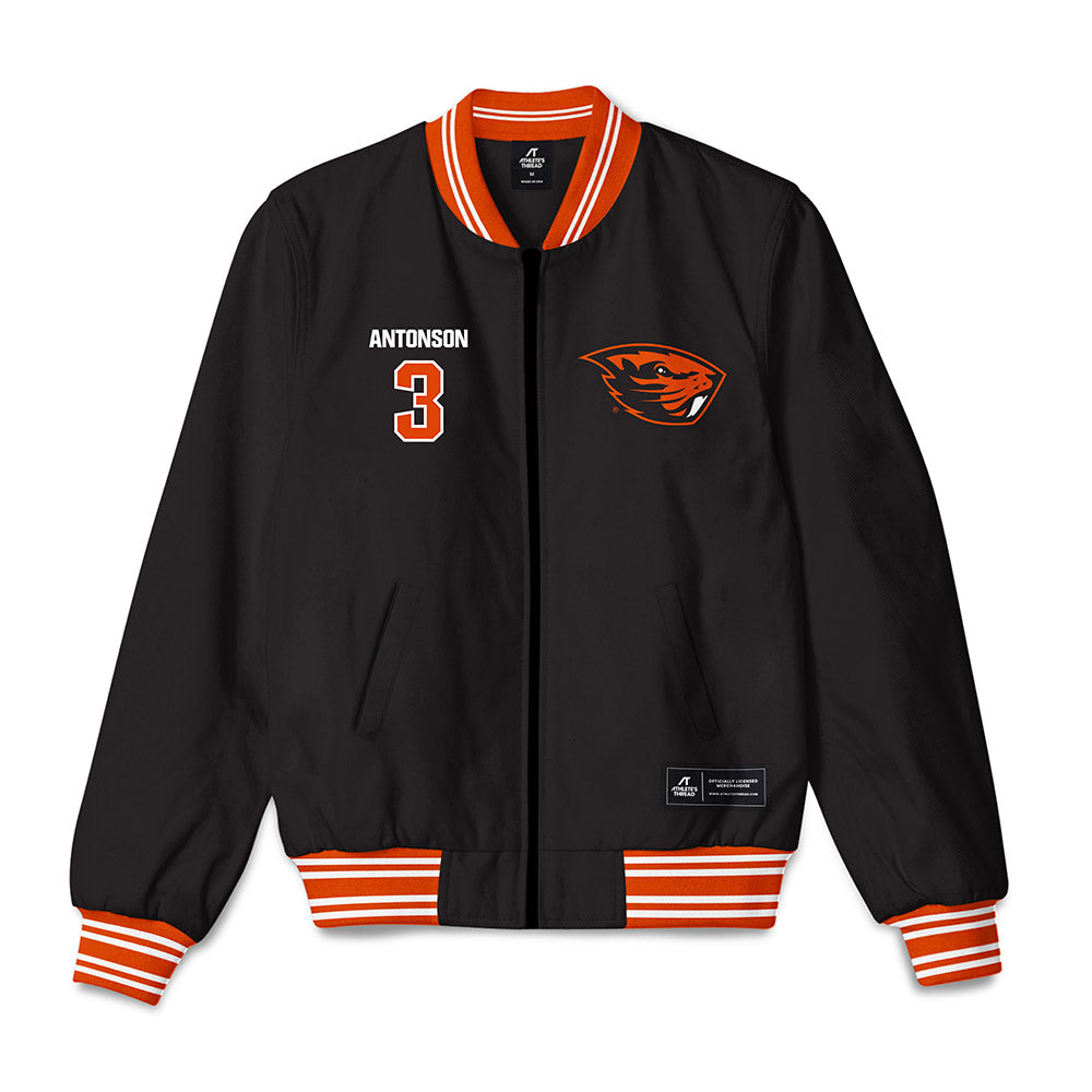 Oregon State - NCAA Women's Soccer : Lindsey Antonson - Bomber Jacket-0