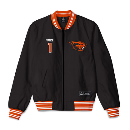 Oregon State - NCAA Baseball : Cooper Vance - Bomber Jacket-0