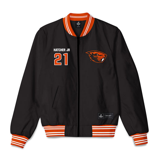 Oregon State - NCAA Football : Cornell Hatcher Jr - Bomber Jacket-0