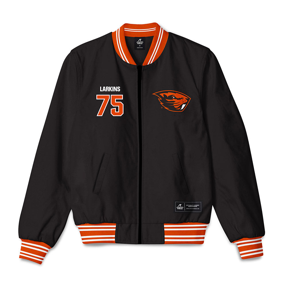 Oregon State - NCAA Football : William Larkins - Bomber Jacket-0