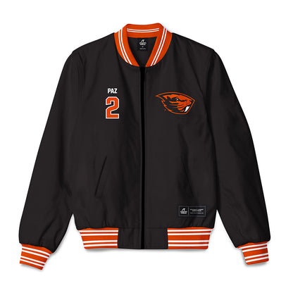 Oregon State - NCAA Women's Volleyball : Alondra Paz - Bomber Jacket-0
