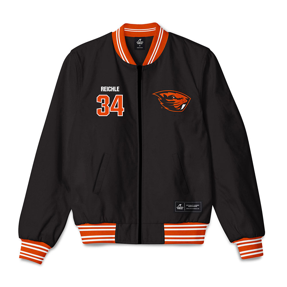 Oregon State - NCAA Football : Jake Reichle - Bomber Jacket-0