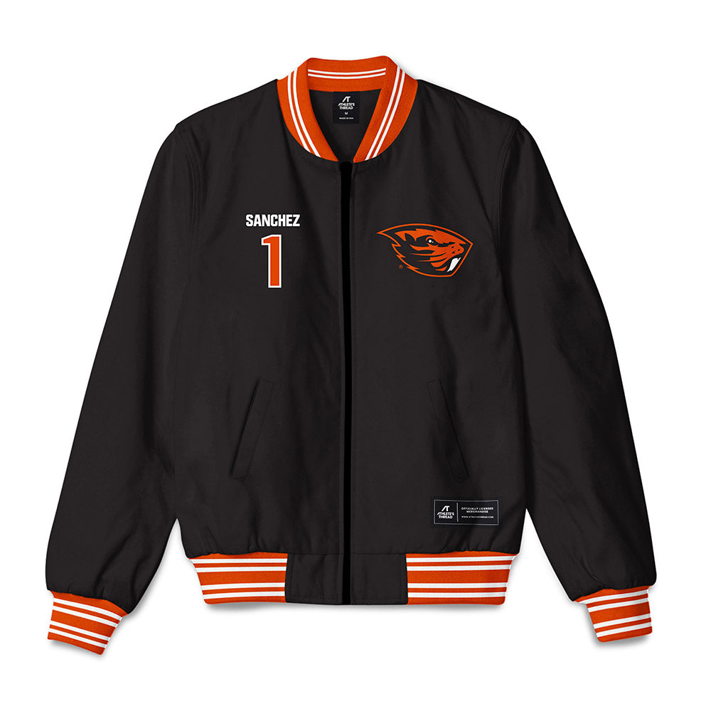 Oregon State - NCAA Women's Soccer : mya sanchez - Bomber Jacket-0