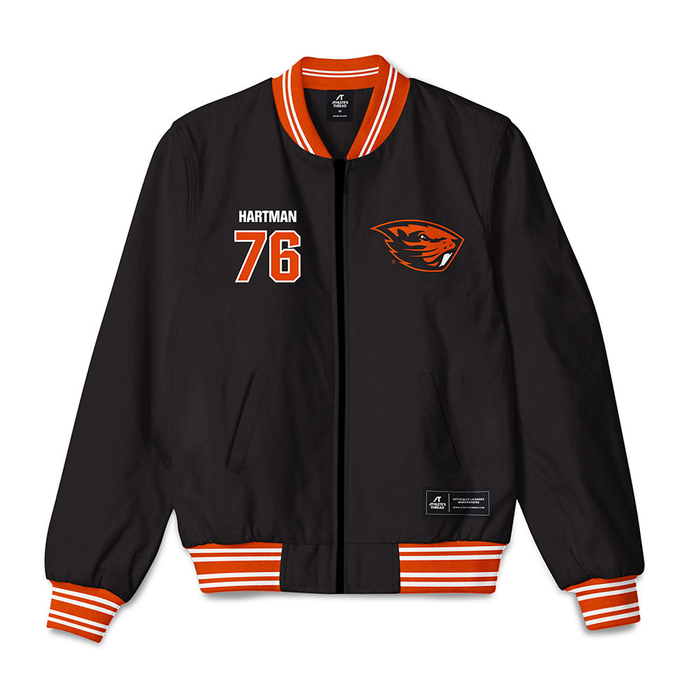 Oregon State - NCAA Football : Ben Hartman - Bomber Jacket-0