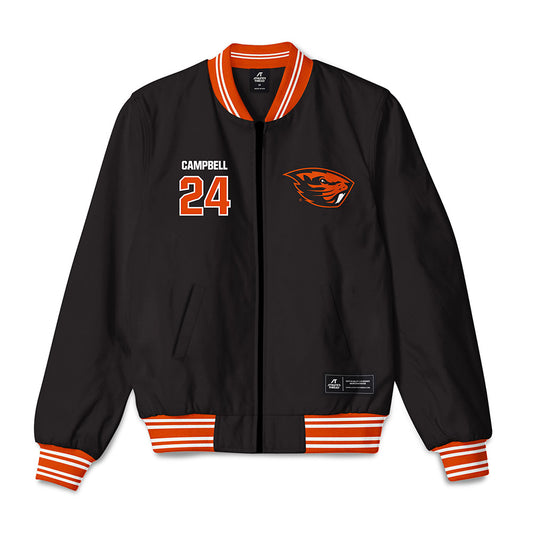 Oregon State - NCAA Softball : Lici Campbell - Bomber Jacket-0