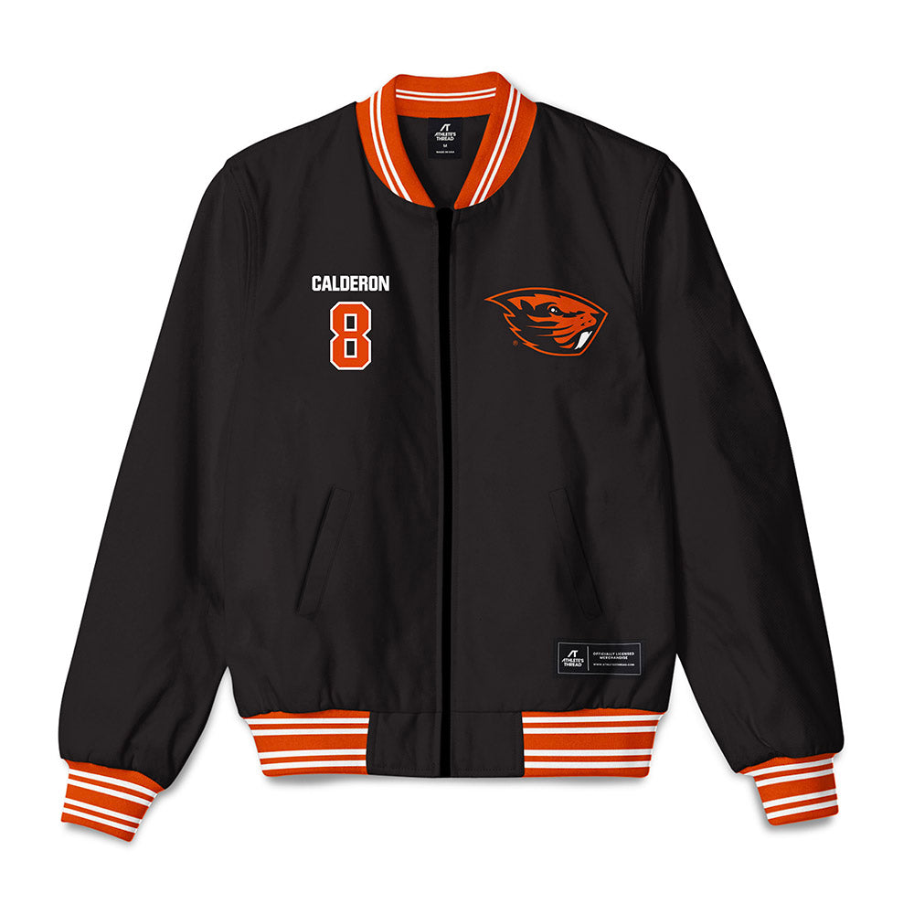 Oregon State - NCAA Women's Soccer : Isa Calderon - Bomber Jacket-0