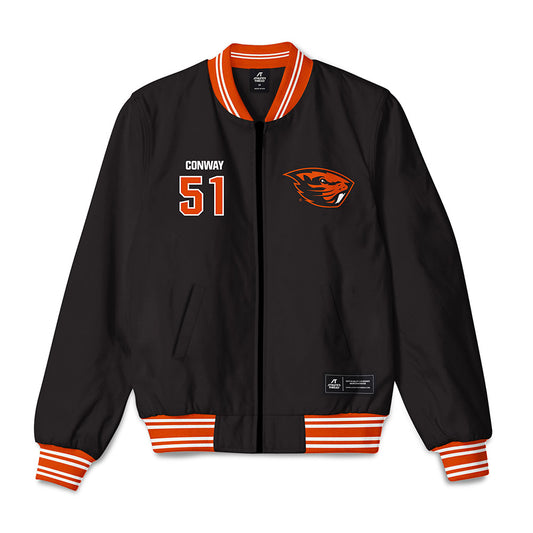 Oregon State - NCAA Football : Maddox Conway - Bomber Jacket-0