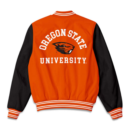 Oregon State - NCAA Football : AJ Newberry - Bomber Jacket-1