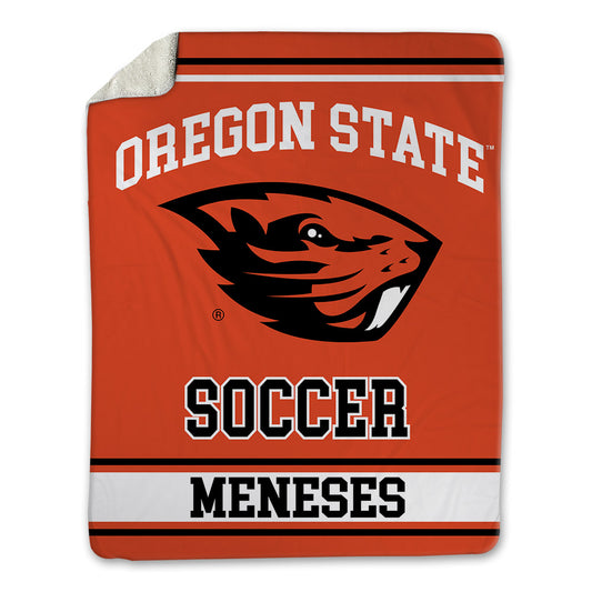Oregon State - NCAA Men's Soccer : Massimo Meneses - Blanket-0