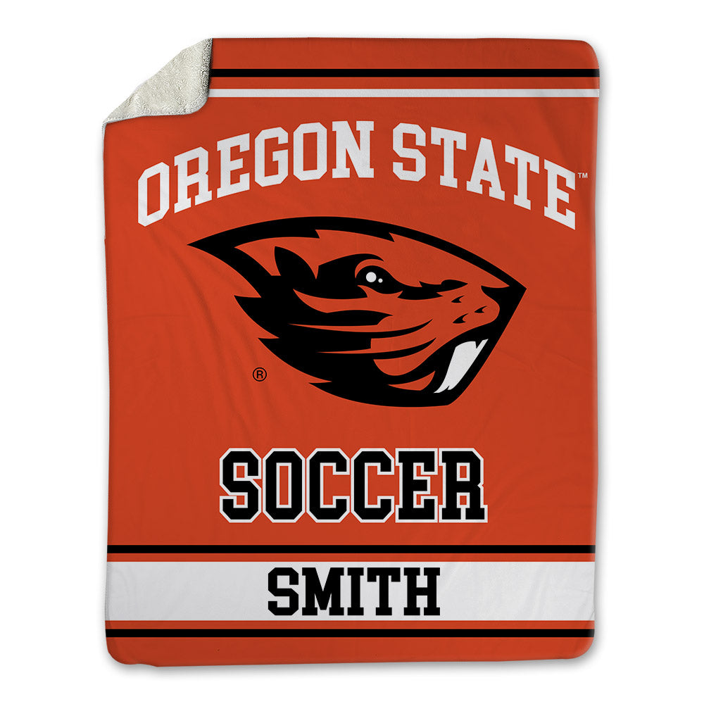 Oregon State - NCAA Women's Soccer : Abby Smith - Blanket-0