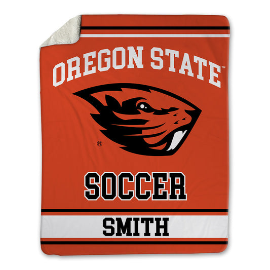 Oregon State - NCAA Women's Soccer : Abby Smith - Blanket-0